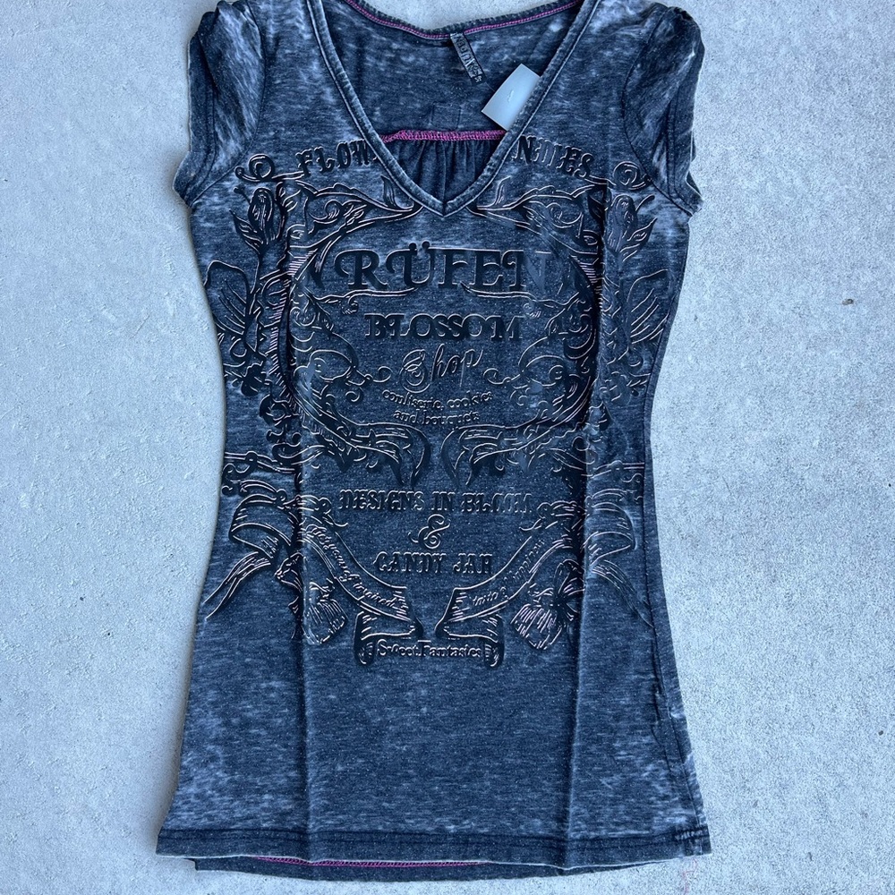 Blossom Charcoal Women's Short Sleeve Tee